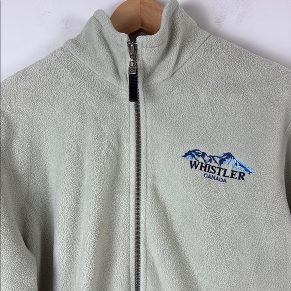 Vintage Green Whistler Fleece Jacket Women's Size Medium - Picture 2 of 8